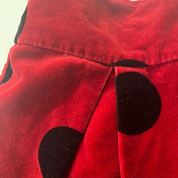 Velour Bubble Skirt with Pleats - Picture 2 of 6